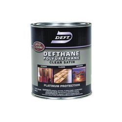 PPG Defthane 026-04 Polyurethane Paint, Liquid, Amber, 1 qt, Can 