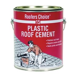 Henry Roofers Choice 15 RC015042 Roof Cement, Black, Liquid, Paste, 1 gal Can 4 Pack 