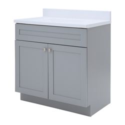 Foremost Cason Series CXGVT3018 Vanity, Cool Gray 