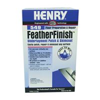 HENRY FeatherFinish 549 Series 12163 Underlayment Patch and Skimcoat, Gray, 7 lb Bag 4 Pack 