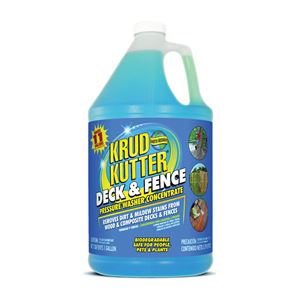 Krud Kutter DF014 Deck and Fence Cleaner, Liquid, Mild, 1 gal, Bottle