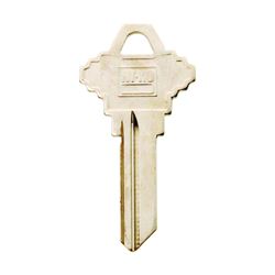 HY-KO 11010SC7 Key Blank, Brass, Nickel, For: Schlage Cabinet, House Locks and Padlocks 10 Pack 