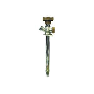 B & K 104-849HC Anti-Siphon Frost-Free Sillcock Valve, 1/2 x 3/4 in Connection, MPT x Hose, 125 psi Pressure, Brass Body