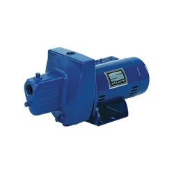 Sta-Rite FSNDH Jet Pump, 12.2/6.1 A, 115/230 V, 0.75 hp, 1-1/4 in Suction, 1 in Discharge Connection, Iron 