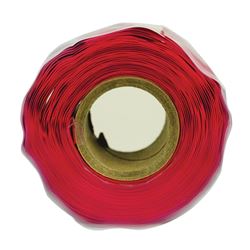 Rescue Tape RT12012BRE Repair Tape, 12 ft L, 1 in W, Silicone, Red 