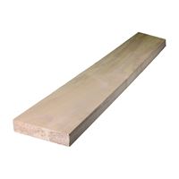 ALEXANDRIA Moulding 0Q1X4-27036C Hardwood Board, 3 ft L, 4 in W, 1 in Thick, Poplar 