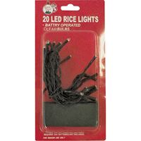 Santas Forest 03808 String Light, 20-Lamp, LED Lamp, Clear Lamp 24 Pack 