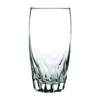 Anchor Hocking 84603L13 Central Park Tumbler, 17 oz Capacity, Glass, Clear, Dishwasher Safe: Yes 4 Pack 