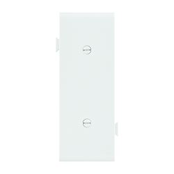 Eaton Cooper Wiring STC14W Wallplate, 1.9 in L, 4.84 in W, 0.23 in Thick, 1 -Gang, Polycarbonate, White 
