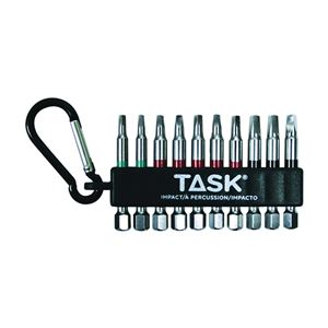 TASK T67920 Carabiner Clip Set, 10 -Piece, Steel