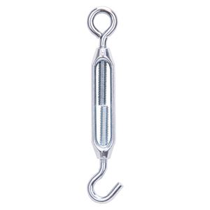 ProSource LR335 Turnbuckle, 7/32 in Thread, Hook, Eye, 6-1/2 in L Take-Up, Aluminum, Pack of 10