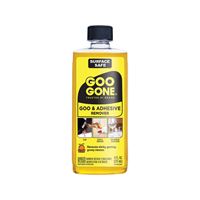 Goo Gone 2087 Goo and Adhesive Remover, 8 oz Bottle, Liquid, Citrus, Yellow 
