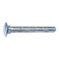 MIDWEST FASTENER 05509 Carriage Bolt, 3/8-16 in Thread, NC Thread, 5 in OAL, 2 Grade 