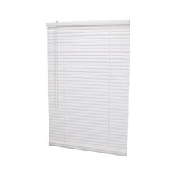 Simple Spaces PVCMB-2A Blind, 64 in L, 25 in W, Vinyl, White 