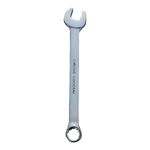 Vulcan MT6548507 Combination Wrench, Metric, 15 mm Head, Chrome Vanadium Steel, Silver