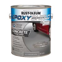 Rust-Oleum 225380 Porch and Floor Paint, Water, Satin, Battleship Gray, 1 gal, Can, 300 to 400 sq-ft/gal Coverage Area, Pack of 2 