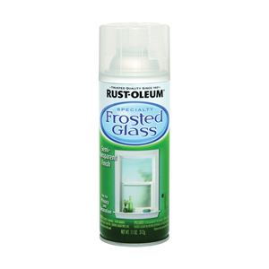 Rust-Oleum 342600 Spray Paint, Flat, Frosted Glass, 11 oz, Aerosol Can