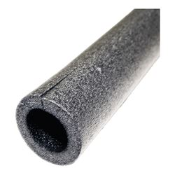 M-D 50154 Pipe Insulation, 6 ft L, Polyethylene, Black, 1 in Pipe 