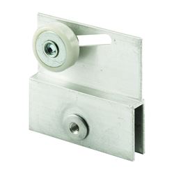 Prime-Line M 6054 Shower Door Top Bracket, Aluminum, Chrome, For: Frameless Shower Doors 