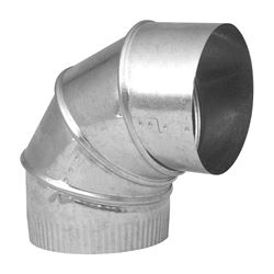 Imperial GV0299-C Adjustable Elbow, 7 in Connection, 26 Gauge, Galvanized Steel 