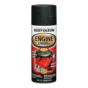 Rust-Oleum Automotive 248938 Engine Spray Paint, Black, 12 oz, Can