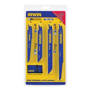 Irwin 4935496 Reciprocating Saw Blade Set, 11-Piece, Bi-Metal