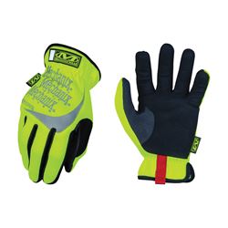 Mechanix Wear FastFit Series SFF-91-012 Work Gloves, Mens, 2XL, 12 in L, Reinforced Thumb, Elastic Cuff, Yellow 