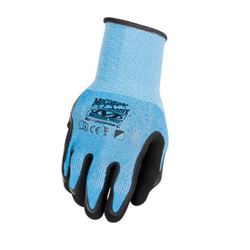 Mechanix Wear CoolMax SpeedKnit Series S1CB-03-500 Work Gloves, Mens, M, S, Latex Coating, Blue 