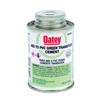 Oatey 30900 Solvent Cement, 4 oz Can, Liquid, Green 