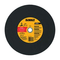 DeWALT DW8003 Cutting Wheel, 14 in Dia, 7/64 in Thick, 1 in Arbor, Coarse, Aluminum Oxide Abrasive 