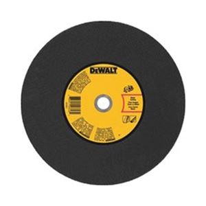 DeWALT DWA8032 Cutting Wheel, 12 in Dia, 1/8 in Thick, 1 in Arbor, Coarse, Aluminum Oxide Abrasive