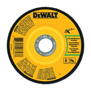 DeWALT DWA4500C Grinding Wheel, 4 in Dia, 1/4 in Thick, 5/8 in Arbor, 24 Grit, Aluminum Oxide Abrasive, Pack of 25