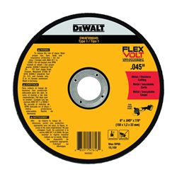 Dewalt Dwafv86045 Cutting Wheel6in T1 