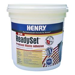 HENRY 12256 Mastic Adhesive, Off-White, 1 gal Container 