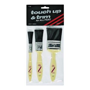 Linzer 8222309 Paint Brush Set, Touch-Up Quality, 3-Brush