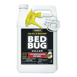 HARRIS BLKBB-128 Bed Bug Killer, Liquid, Spray Application, 128 oz 