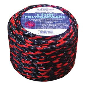 T.W. Evans Cordage 31-122 Truck Rope, 3/8 in Dia, 100 ft L, 270 lb Working Load, Polypropylene