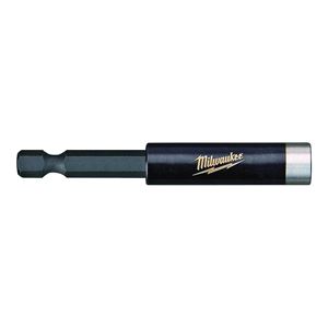 Milwaukee SHOCKWAVE 48-32-4503 Bit Holder with C-Ring, 1/4 in Drive, Hex Drive, 1/4 in Shank, Hex Shank, Steel