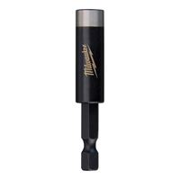 Milwaukee SHOCKWAVE 48-32-4502 Bit Holder with C-Ring, 1/4 in Drive, Hex Drive, 1/4 in Shank, Hex Shank, Steel 