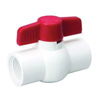B & K 107-137HC Ball Valve, 1-1/2 in Connection, FPT x FPT, 150 psi Pressure, PVC Body 