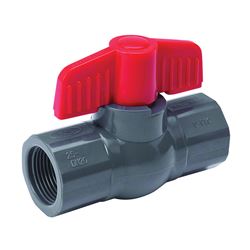 B & K 107-103 Ball Valve, 1/2 in Connection, FPT x FPT, 150 psi Pressure, PVC Body 
