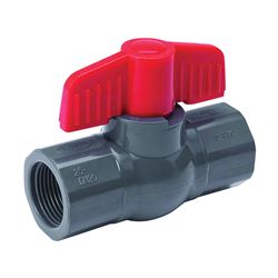 B & K 107-107 Ball Valve, 1-1/2 in Connection, FPT x FPT, 150 psi Pressure, PVC Body 
