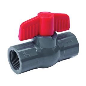 B & K 107-108 Ball Valve, 2 in Connection, FPT x FPT, 150 psi Pressure, PVC Body