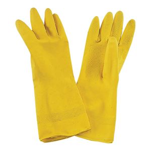 ProSource PVG-12B Disposable Work Gloves, For All Genders, L, 12.6 in L, Straight Thumb, Wide Cuff, Latex, Pack of 12