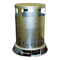 Dura Heat LPC80 Convection Heater, Liquid Propane, 50000 to 80000 Btu, 2000 sq-ft Heating Area, Silver 