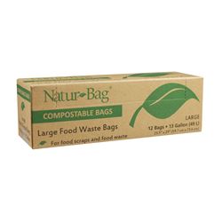 Natur-Tec NT1075-RTL-00007 Trash Bag, 13 gal 
