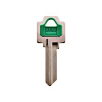 HY-KO 13005WR5 Key Blank, Brass/Plastic, Nickel, For: Weiser Cabinet, House Locks and Padlocks 5 Pack 
