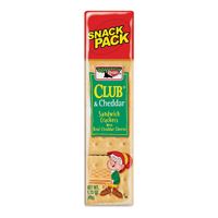 Keebler KCLUBC12 Sandwich Crackers, Club and Cheddar Flavor, 1.73 oz, Pack of 12 