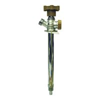 B & K 104-841HC Anti-Siphon Frost-Free Sillcock Valve, 1/2 x 3/4 in Connection, MPT x Hose, 125 psi Pressure, Brass Body 