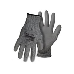 Boss Blade Defender 7000L Gloves, L, 28.05 in L, PU Coating, Glass Fiber/HPPE/Polyester/Spandex Glove 